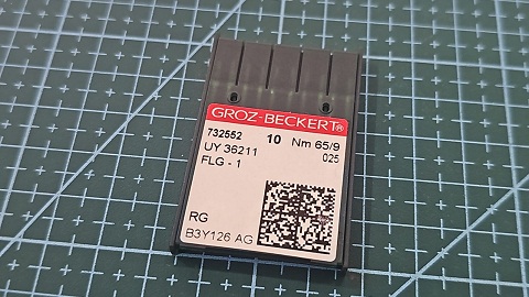 AGUJA GB FLATSEAMER CIEGA RG 9/65